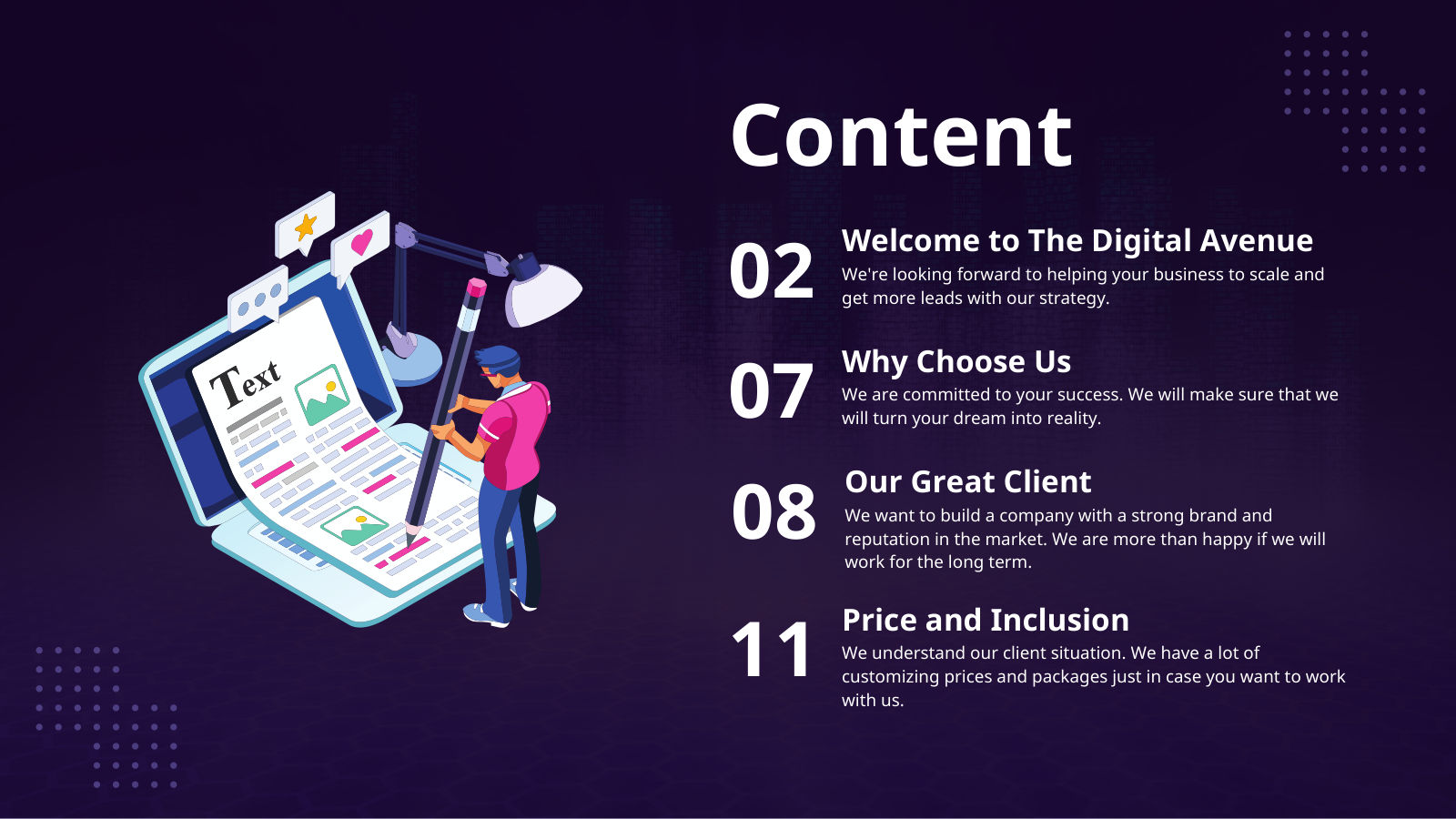 Contents