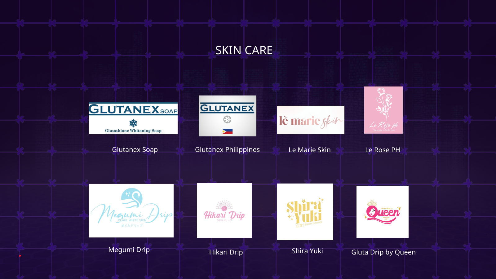 Our clients: skin care