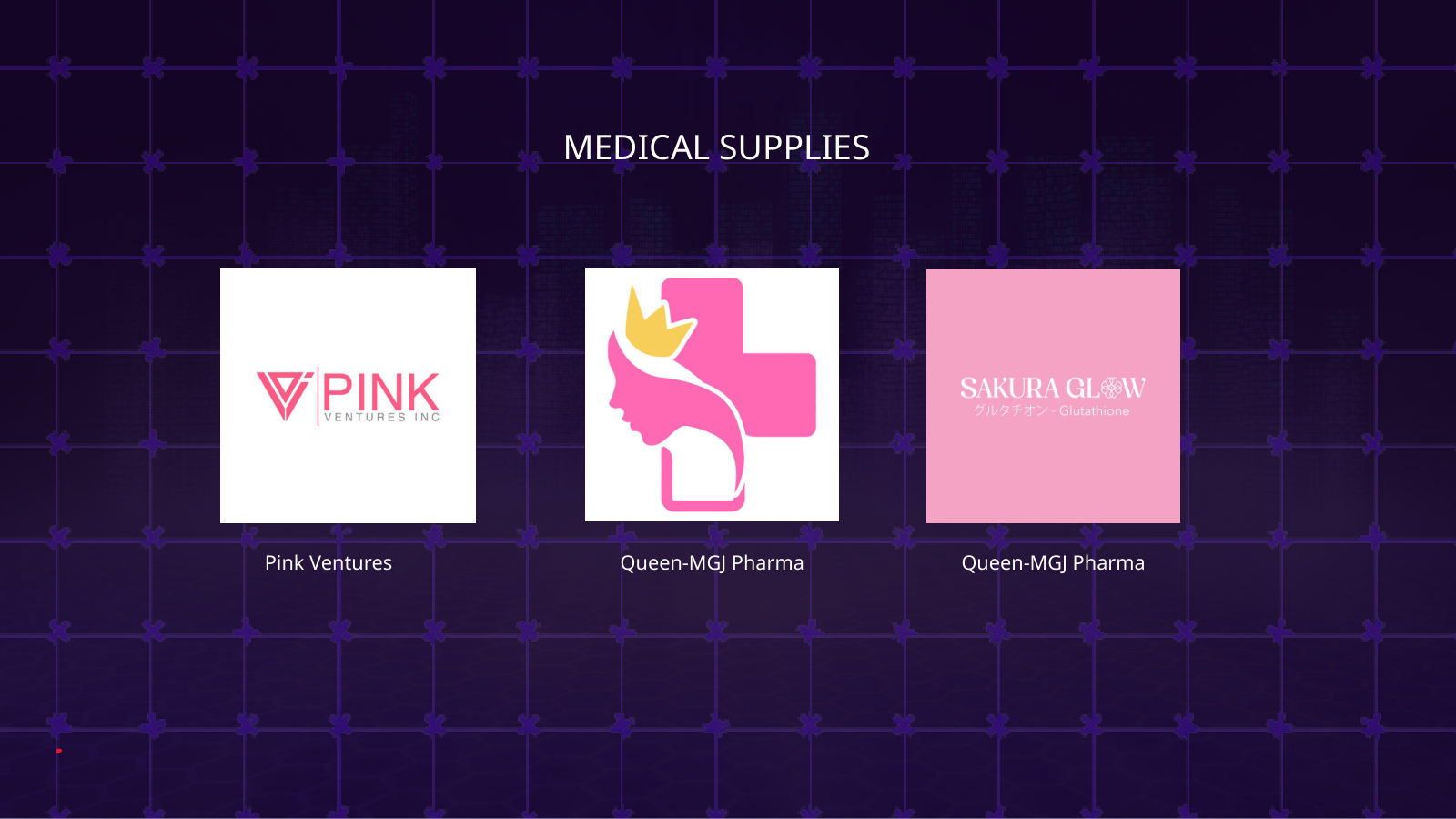 Our clients: medical supplies