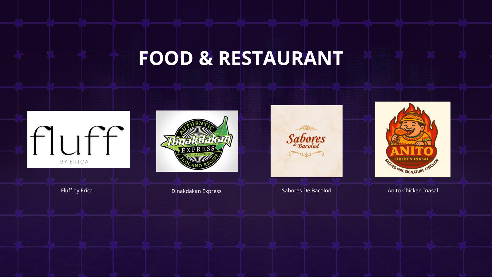 Our clients: food and restaurants